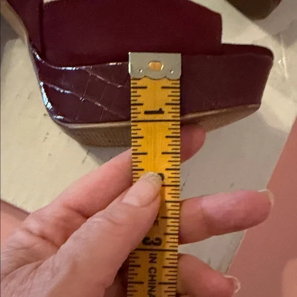 Limelight Elegant Burgundy Strappy Heels - Picture 10 of 10